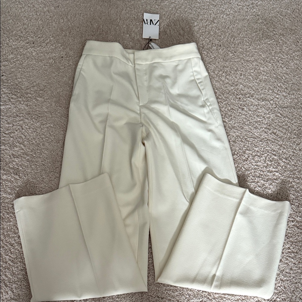 Zara Off-White Pants